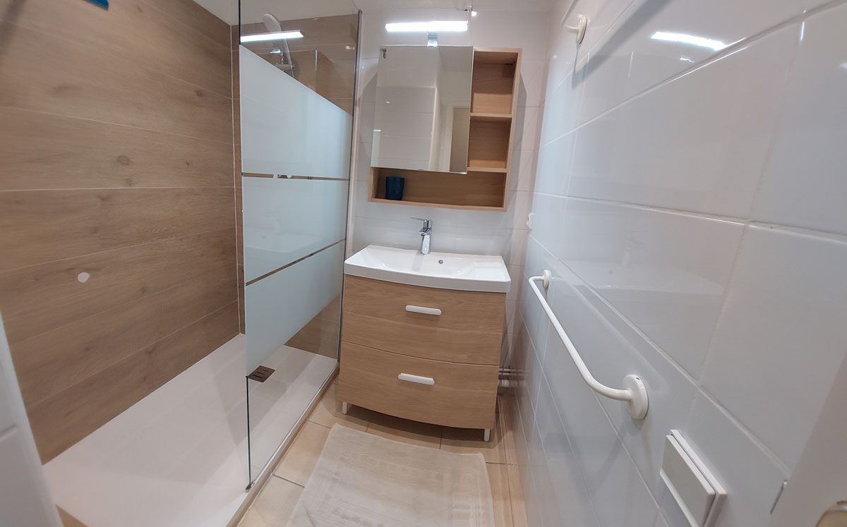 Appartement Le Petit Mont Cenis — la salle de bain